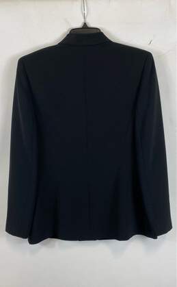 NWT Ann Taylor Womens Black Pockets Single Breasted Blazer Jacket Size 10 alternative image