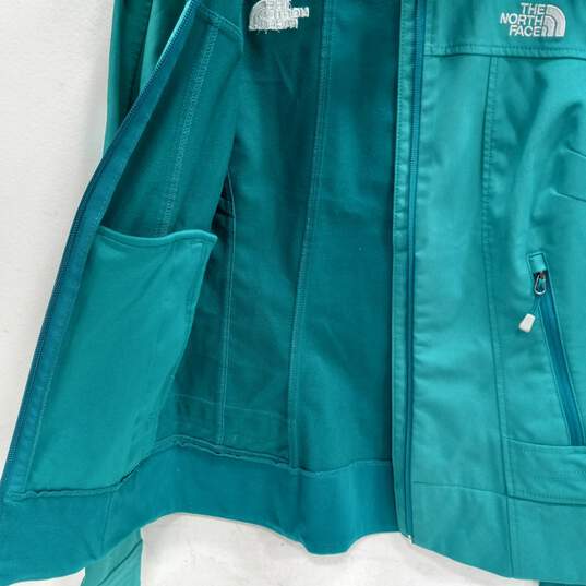 The North Face Green Full Zip Windbreaker Jacket Women's Size XS image number 3