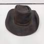 Brown Leather Cowboy Hat Size S image number 1