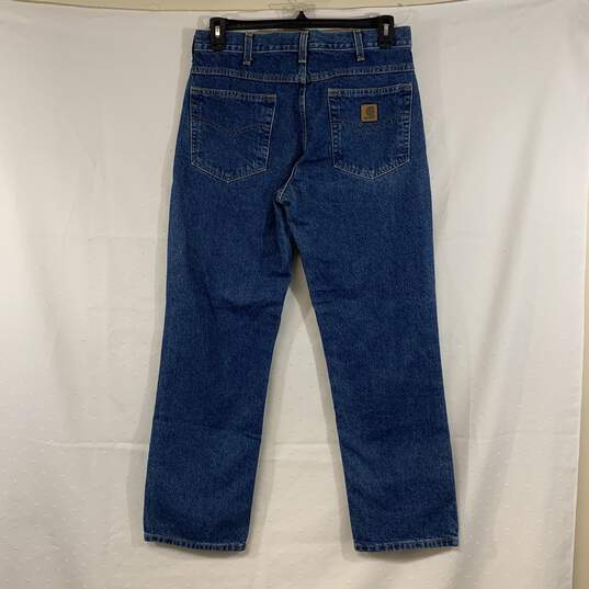 Men's Medium Wash Carhartt Jeans, Sz. 33x30 image number 2