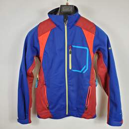 Columbia Men Blue/Red Omni Heat Jacket S