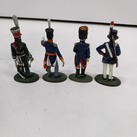 4pc Bundle of Assorted DelPrado Hand Painted Soldier Figurines image number 3