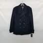 Vince Camuto Navy Blue Wool Blend Pea Coat WM Size M NWT image number 1