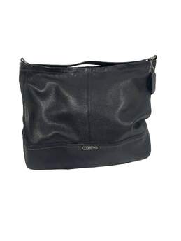 Black Leather Park Hobo Shoulder Bag alternative image