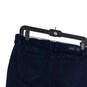 NWT Womens Blue Dark Wash Denim Regular Fit Pockets Skinny Leg Jeans Sz 13 image number 2