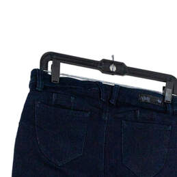 NWT Womens Blue Dark Wash Denim Regular Fit Pockets Skinny Leg Jeans Sz 13 alternative image