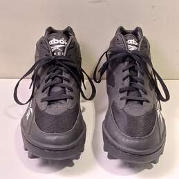 Men's Black Pit Bull 20-25480 Black Mid Top Lace Up Football Cleats Size 11 1/2