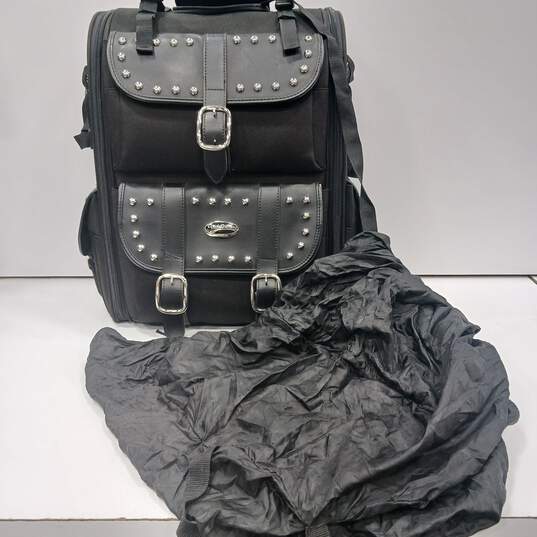 Saddlemen Studded Black Large Motorcycle Bag image number 5