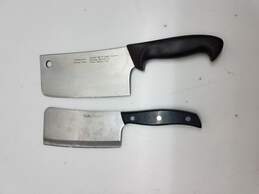 Set of Two Pre-Owned Knives, Fissler and Professional Kitchen Style