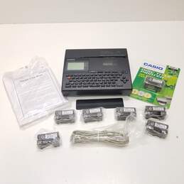 Casio Disc Title Printer CW-K85 With Accessories-SOLD AS IS, UNTESTED, NO POWER CABLE