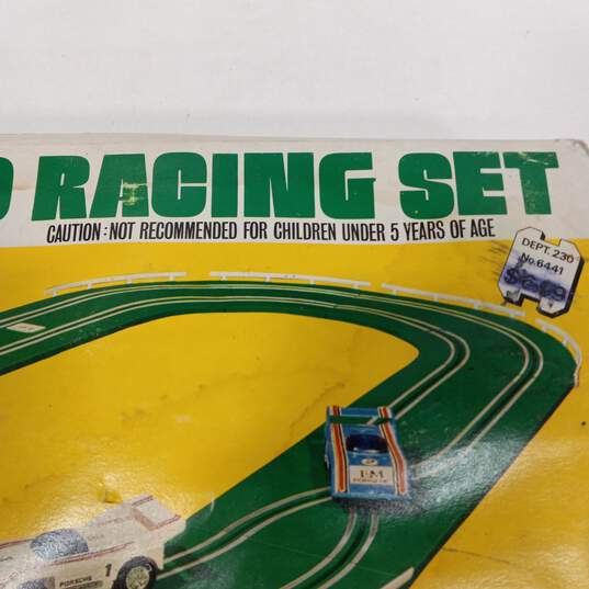 Vintage Woolworth Hot Track Road Racing Set w/Box image number 6