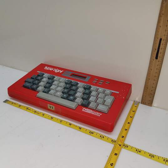 #4 Vintage 1985 Type-Right Interactive Teaching Machine Keyboard Tutor Untested P/R - Item 012 080623MJS image number 3