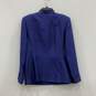 NWT Dana Buchman Womens Blue Long Sleeve Blazer & Pant 2 Piece Suit Set Size 16 image number 3