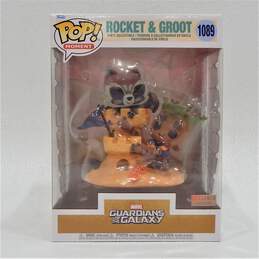 Funko Pop! Moment 1089 Marvel Guardians of the Galaxy Rocket & Groot (Box Lunch Exclusive)