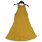 Maurices Womens Yellow Round Neck Sleeveless Midi A-Line Dress Size Large image number 1