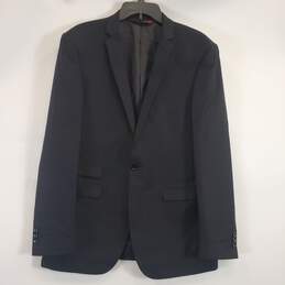 L & S Men Black Suit Coat Sz 40L