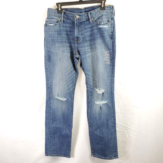Abercrombie & Fitch Men Blue Denim Jeans Sz 30  NWT image number 4