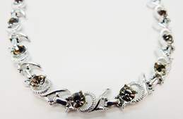 VNTG Sarah Coventry & Weiss Icy Clear & Smoky Rhinestone Necklaces & Earrings alternative image