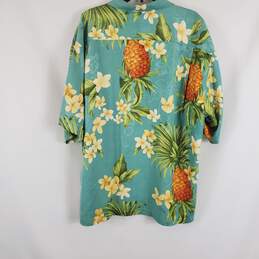 Tommy Bahama Men Pineapple Print Hawaiian Shirt XL alternative image