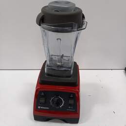 Vitamix Red And Gray Blender