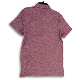 NWT Mens Pink Heather Luxury Short Sleeve Spread Collar Polo Shirt Size S alternative image