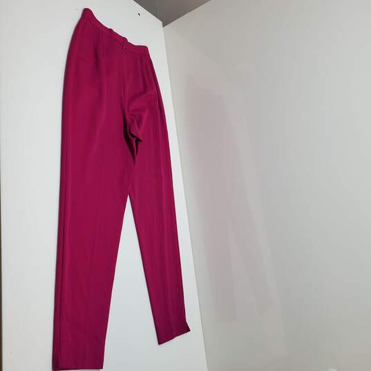 Wm Classiques VTG. 100% Pure Wool Violet Dress Pants Sz 10 image number 1