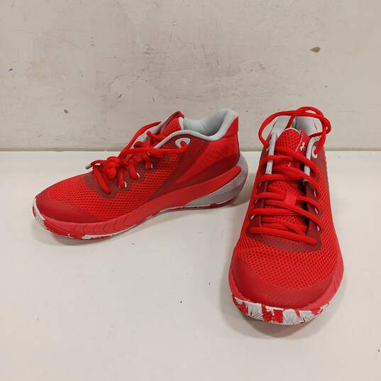 Under Armour Hovr Red Athletic Sneakers Size 6.5 image number 1