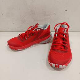 Under Armour Hovr Red Athletic Sneakers Size 6.5