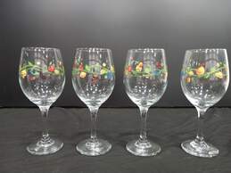 Set of 4 Sue Zipkin Sangria Wine Glasses