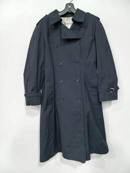 Vintage London Fog Blue Trench Coat Women's Size 10R