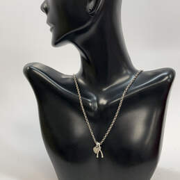 Designer Stella & Dot 925 Sterling Silver Link Chain Pendant Necklace