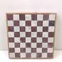 World Market Portable Wood & Stone Chess Board Set & Chess Pieces image number 2