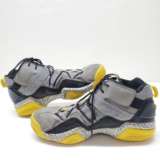 Adidas Top Ten 2000 Grey Sun Yellow Kobe Bryant Mens Basketball Shoes Size 11 image number 1