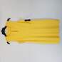 New York & Company Women Yellow Dress S image number 1