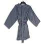 Womens Gray Long Sleeve V-Neck Belted Robe Size Large/Medium image number 2