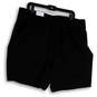 NWT Womens Black Flat Front Drawstring Elastic Waist Sweat Shorts Sz 18/20 image number 2