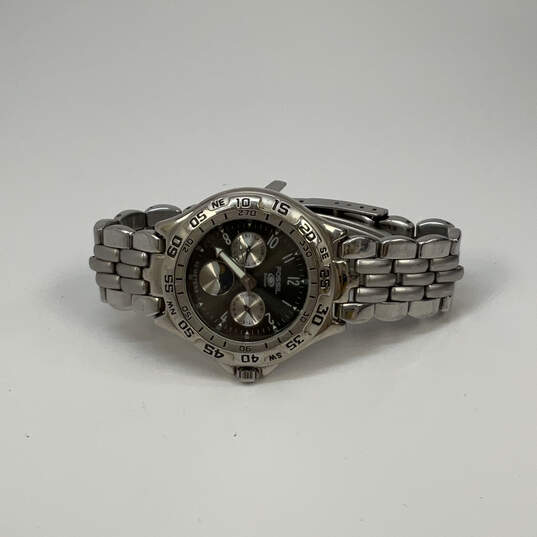 Designer Fossil BQ 8777 Silver-Tone Dial Chronograph Analog Wristwatch image number 2