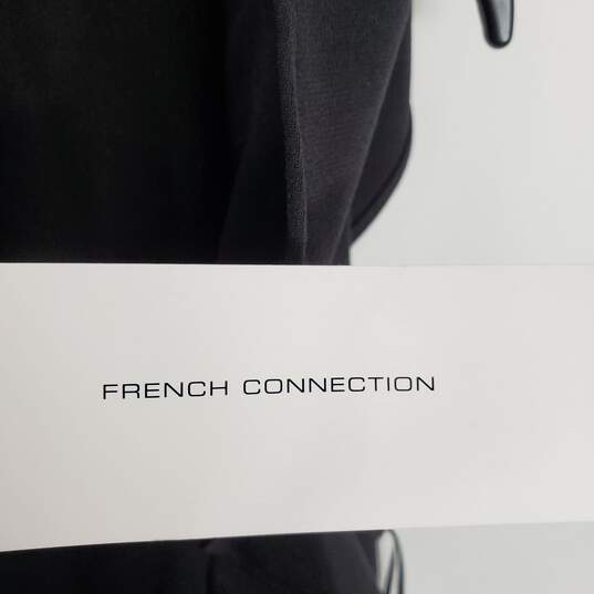 French Connection Women Black Ruffle Dress Sz 14 NWT image number 5
