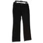 Womens Black Denim Dark Wash 5-Pocket Design Bootcut Leg Jeans Size 10 image number 1