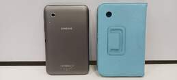 Samsung Galaxy Tab 2 8 GB Tablet w/Blue Leather Case alternative image