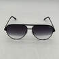 Womens Black Gradient Fade QC-000142 Metal Full Rim Aviator Sunglasses image number 2