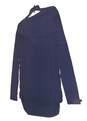 NWT Womens Navy Blue Nursing Crossover Long Sleeve Blouse Top Size XXL Plus image number 4