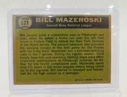 1961 HOF Bill Mazeroski Topps All-Star #571 High Number Pittsburgh Pirates alternative image