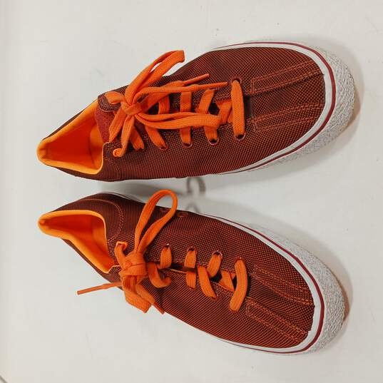 K-Swiss Orange Canvas Sneakers Men's Size 9.5 image number 1