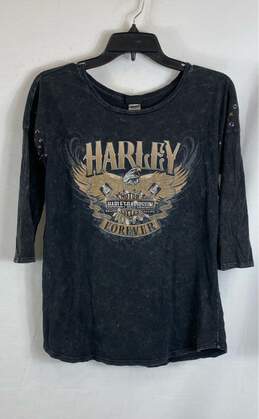 Harley Davidson Gray T-shirt - Size Small