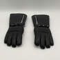Mens Black Genuine Leather Gauntlet Outdoor Motorcycle Gloves Size Large image number 2