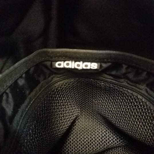 Adidas Black Nylon Drawstring Backpack Bag image number 5