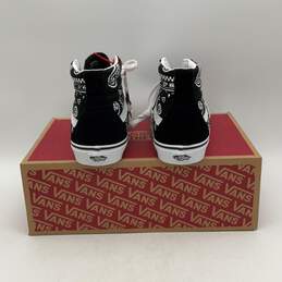 NIB Vans Mens Sk8 Hi Peace Black White Paisley High Top Sneaker Shoes Size 10.5 alternative image