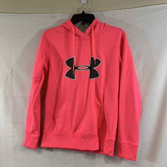 Women's Pink Under Armour Hoodie, Sz. XS image number 1