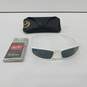 White Ray-Ban Sunglasses w/ Black Leather Case image number 1